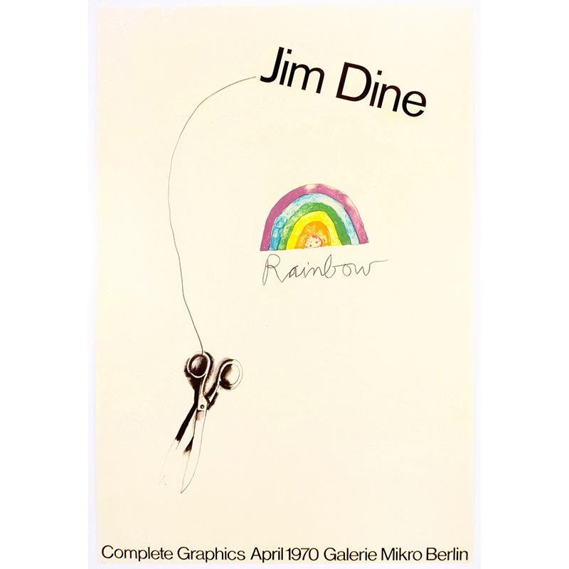 JIM DINE (AMERICAN 1935- ) GALERIE MIKRO, RAINBOW SCISSORS